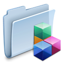 badged, Folder LightSteelBlue icon