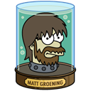 groening, Futurama, matt DarkOliveGreen icon