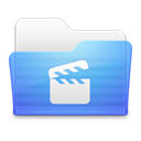film, video, movie CornflowerBlue icon