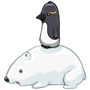 polarbear, Penguin, And Black icon