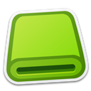 drive, Removable YellowGreen icon