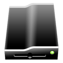 removeabledrive Black icon