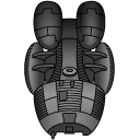 battlestar, galactica Black icon
