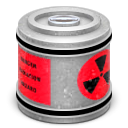 nuclear, waste, Canister DarkGray icon