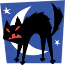 Animal, Cat, scaredy DarkSlateBlue icon