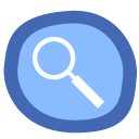 search, seek, Find, toolbar LightSkyBlue icon
