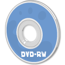 Dvd, disc, Rw CornflowerBlue icon