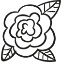 gardening, nature, Flower, Flower Bud, garden, rose Black icon