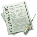document, bug, paper, File Silver icon