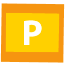 ppt, powerpoint Gold icon