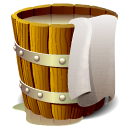 wooden, Bucket, Full SaddleBrown icon