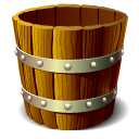 wooden, Blank, Empty, Bucket SaddleBrown icon