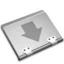 dropbox, Folder Black icon