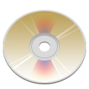 Dvd, disc Tan icon