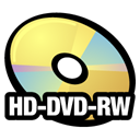 Rw, Hd, Dvd, disc Black icon