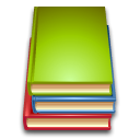 Book, stack, reading, read YellowGreen icon