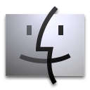 Finder, Dock Silver icon