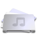Folder, music Lavender icon