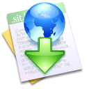 downloaded, File, paper, document Black icon