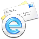 Blue, Message, Email, Letter, envelop, mail WhiteSmoke icon