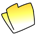 yellow, Folder Khaki icon