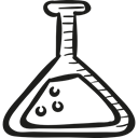 laboratory, education, experiment, Test Tube, flask, lab, Chemistry Black icon