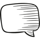 Speech Balloon, chatting, speech bubble, Message, interface, Note, Chat Black icon