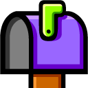 kidcon, mail box MediumSlateBlue icon