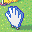Hand, Cursor DarkSeaGreen icon