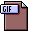 Gif Gray icon