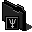 neptune, Folder Black icon