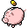 Bank, piggy Pink icon