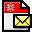 Address, mail, Message, Letter, Email, envelop Red icon