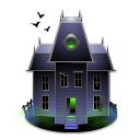 house, Building, haunted, Home DarkSlateGray icon