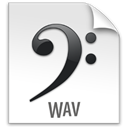 File, document, paper, Wav WhiteSmoke icon
