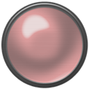 button, red, off RosyBrown icon