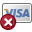 delete, check out, Del, pay, card, visa, payment, Credit card, remove Brown icon