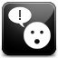 talk, Chat, Comment, speak DimGray icon