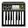 midi, Keyboard DarkSlateGray icon