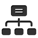network Black icon