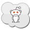 climate, Cloud, Reddit, weather Gainsboro icon