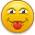 Emotion, Emoticon, tongue, Face, smiley Orange icon