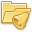 Folder, bell Khaki icon