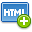 plus, html, Add SteelBlue icon