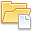 Page, White, Folder Khaki icon