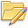 Edit, Folder, writing, write Khaki icon