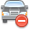 transport, Car, remove, Automobile, transportation, delete, vehicle, Del Black icon