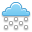 climate, Snow, weather Black icon