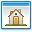 Building, Home, house, homepage, Application Gainsboro icon