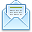 Email, open, Letter, envelop, mail, Message LightCyan icon